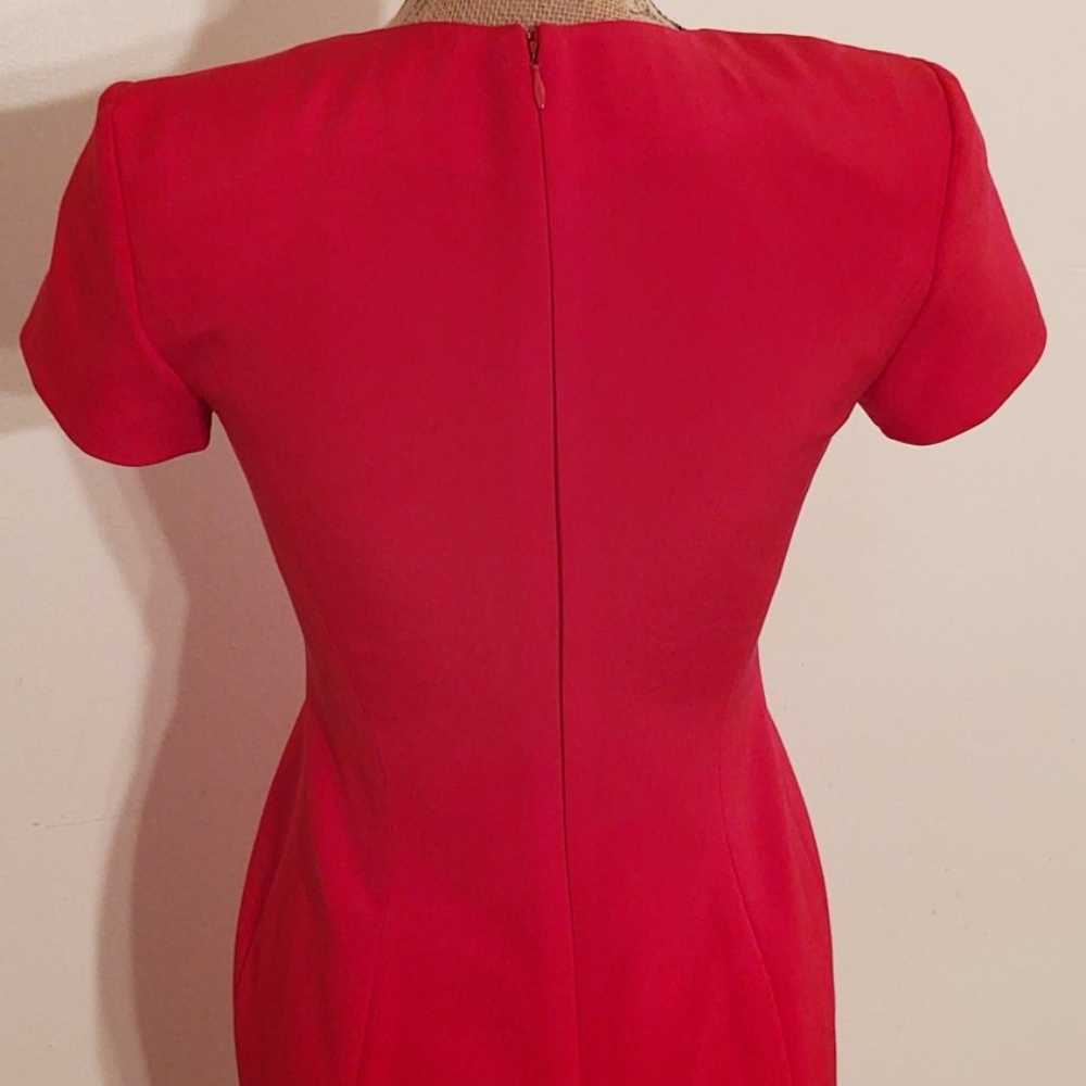 Fuschia | Gillian Women Petites Silk Dress | 2P - Picture 8 of 11